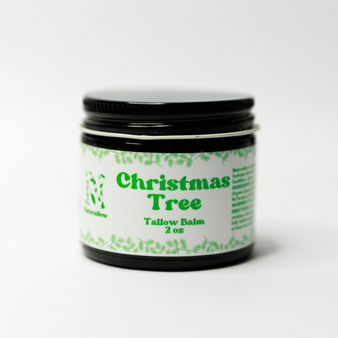 Naturallow Moisturizer Christmas Tree Tallow Balm Holiday Collection Tallow Body Balms