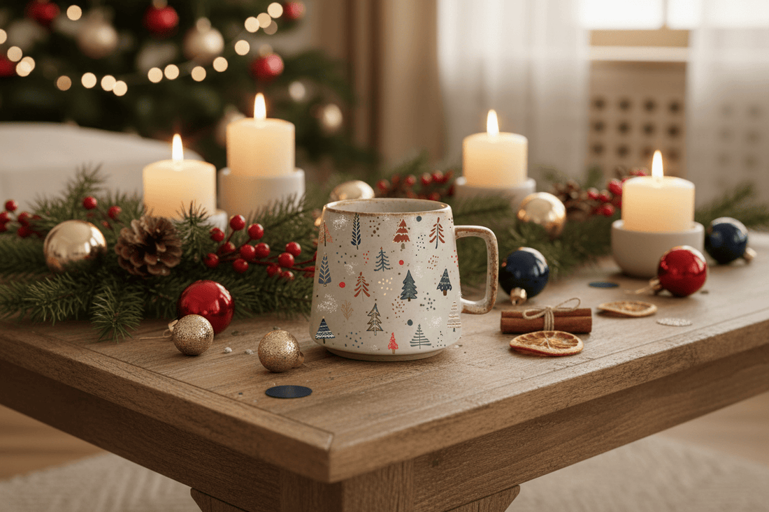 Festive Fir Stoneware Mug
