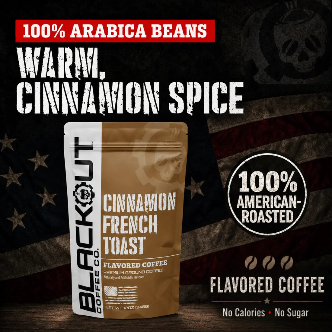 Blackout Coffee Co Coffee Cinnamon French Toast Flavored Coffee