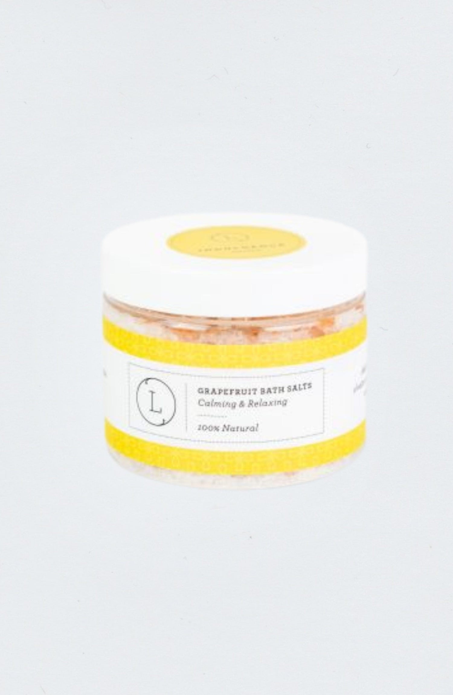 Lizush BATH BOMBS &amp; SALTS Grapefruit Natural Bath Salt Soak with Dead sea, Epsom and Himalayan salts