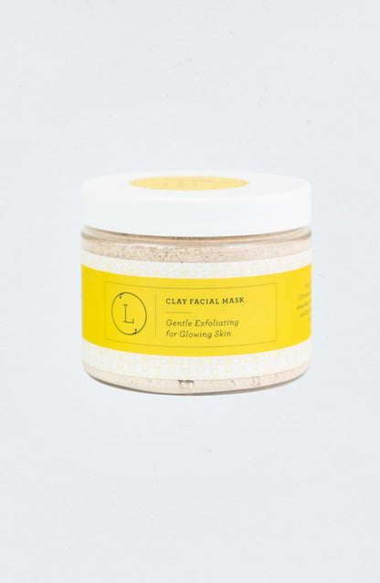 Natural Clay Facial Mask, Exfoliating Mask, Glowing skin Mask