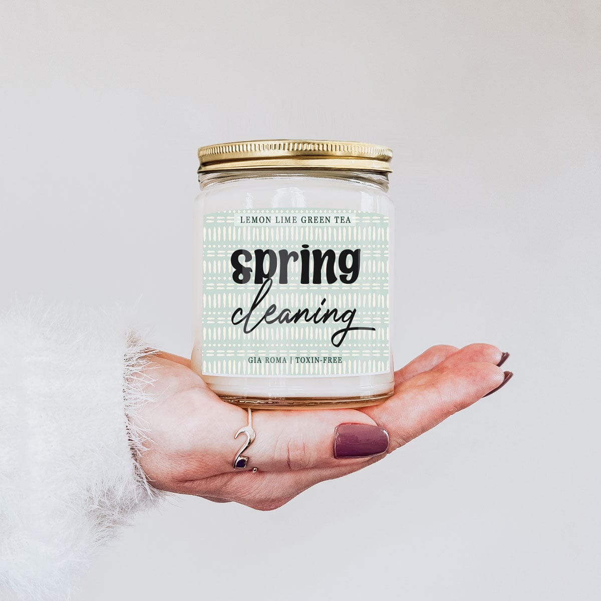 Gia Roma Candle Lemon Lime Green Tea
