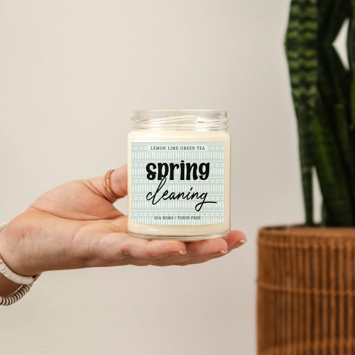 Gia Roma Candle Lemon Lime Green Tea
