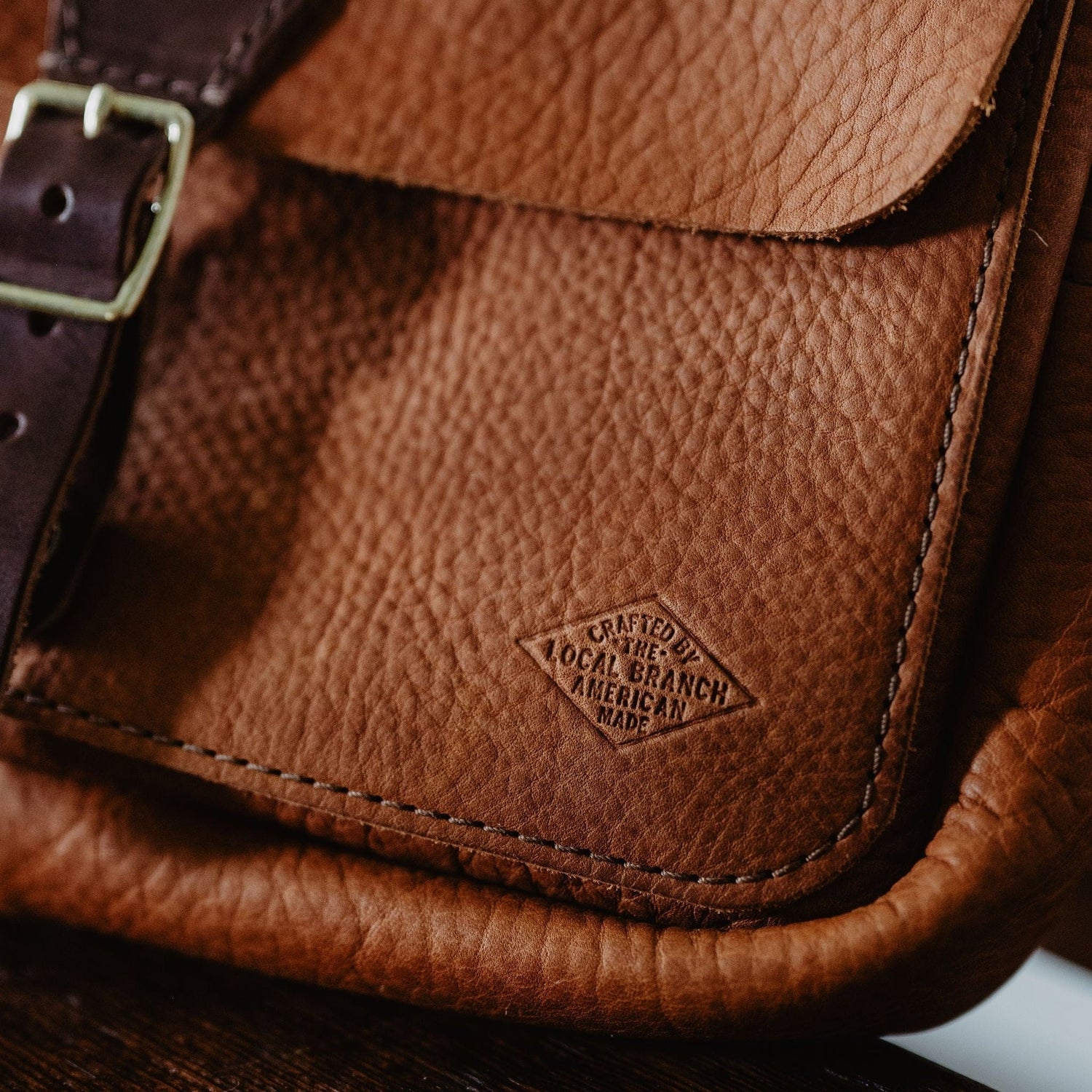 The Local Branch Leather Vagabond Sling Pack - USA Made