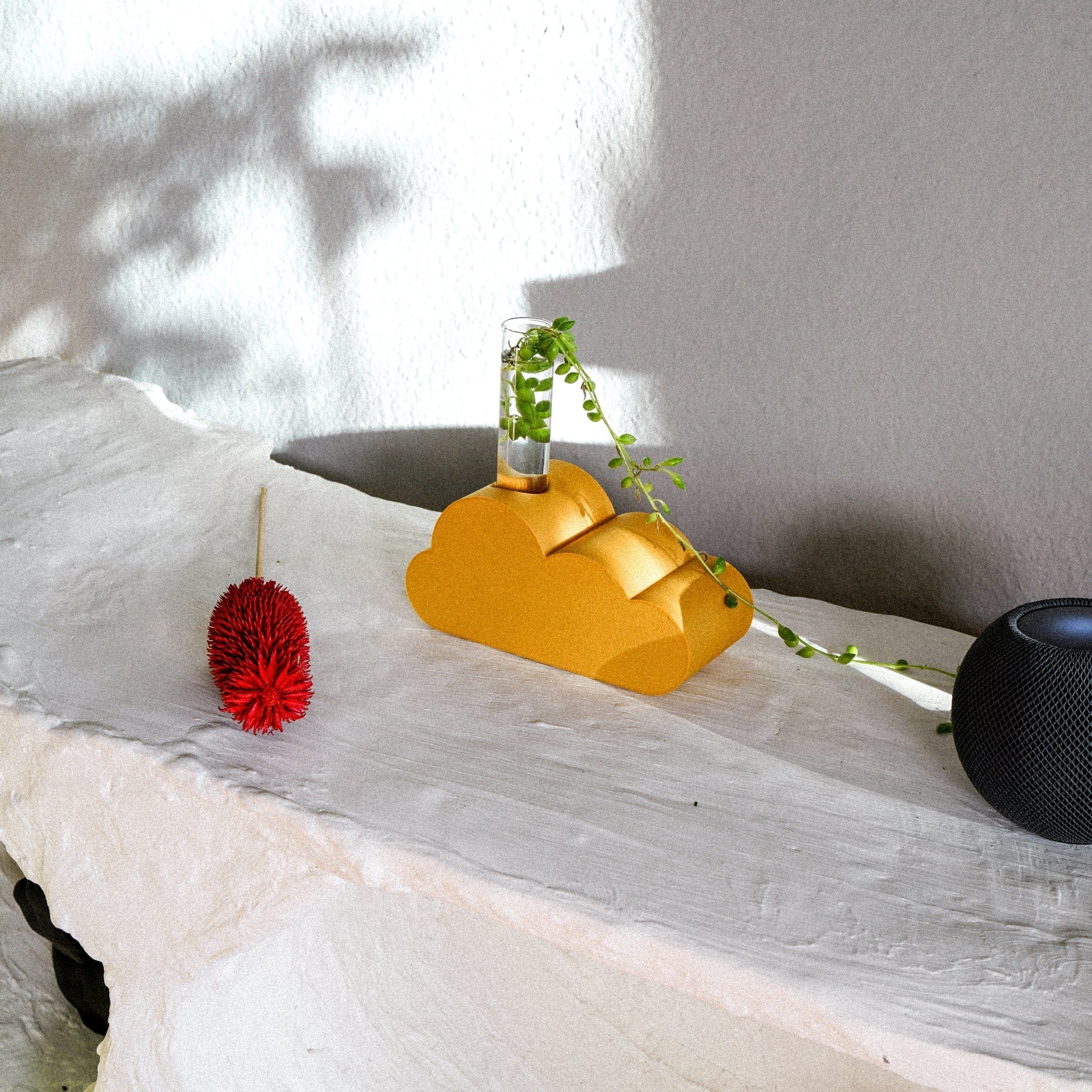 Rosebud HomeGoods Propagation Stand &amp; Tube / Mustard Cloud Propagation