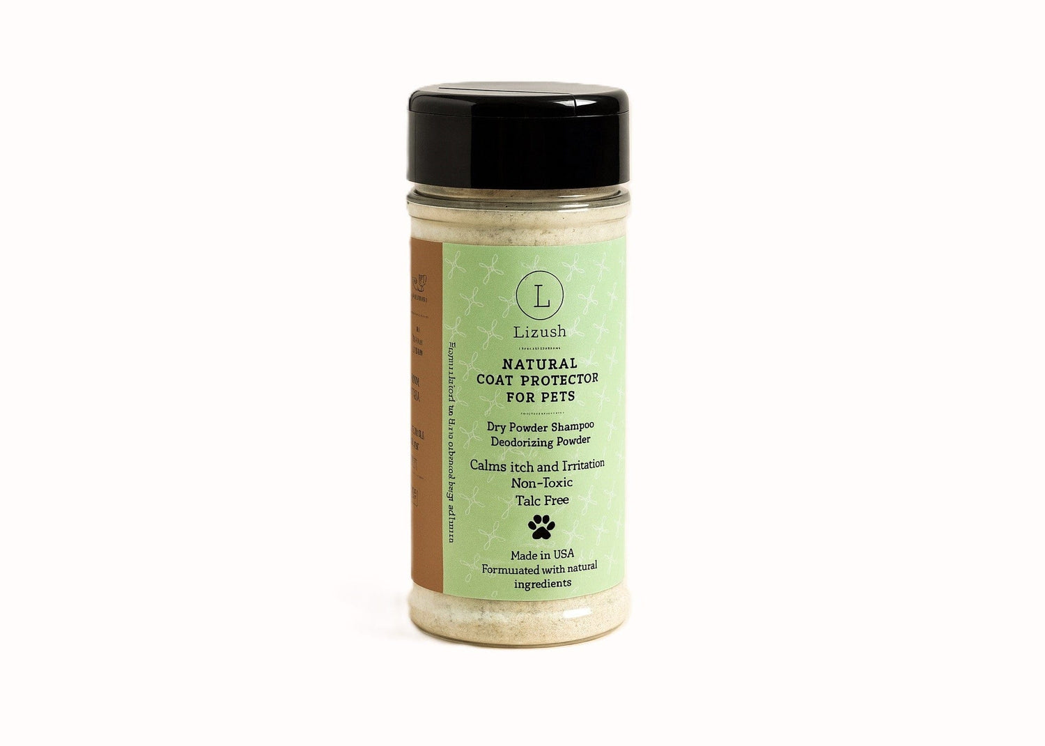 Lizush Health &amp; Beauty Natural Coat Protector for PETS - Powder