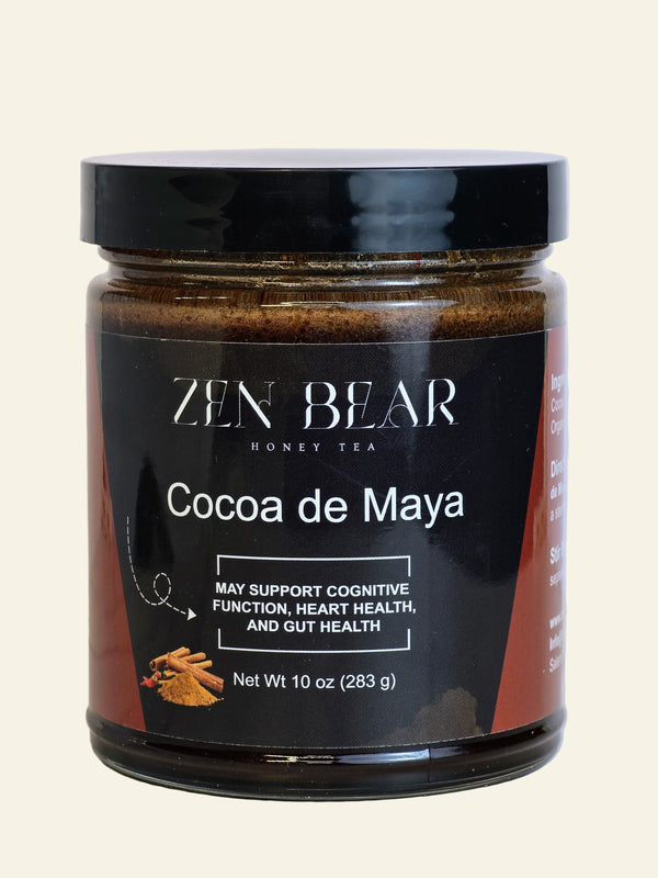 Cocoa de Maya – Spiced Honey Cocoa with Cinnamon, Cayenne & Sea Salt (10 oz)
