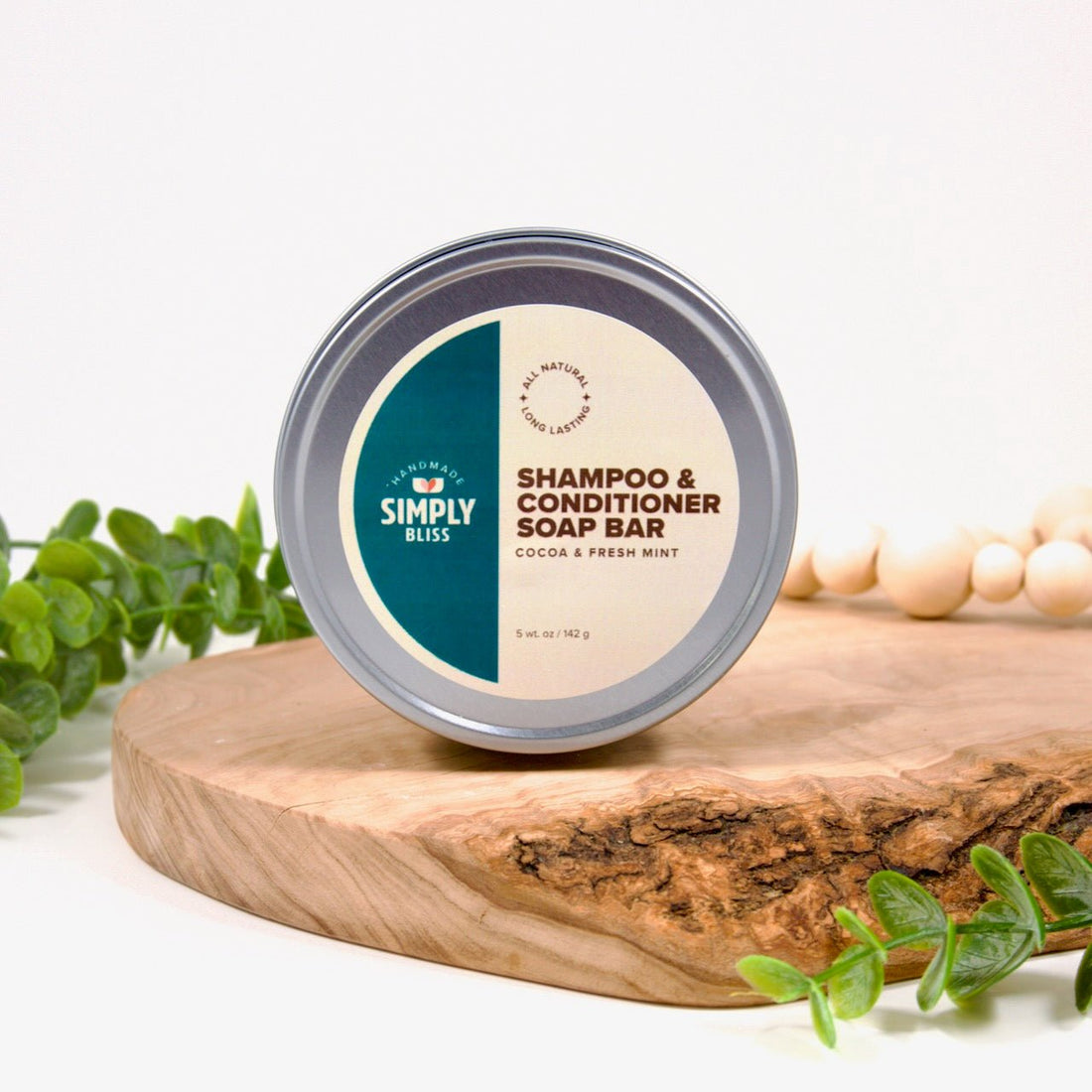 Cocoa &amp; Fresh Mint Shampoo/Conditioner Bar - My American Goods