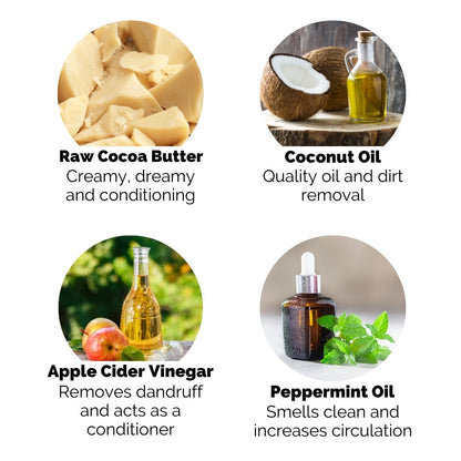 Cocoa &amp; Fresh Mint Shampoo/Conditioner Bar - My American Goods