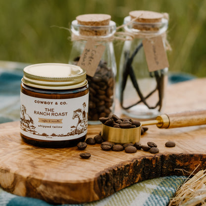 The Ranch Roast - Coffee &amp; Vanilla Infused Organic Whipped Tallow Moisturizer