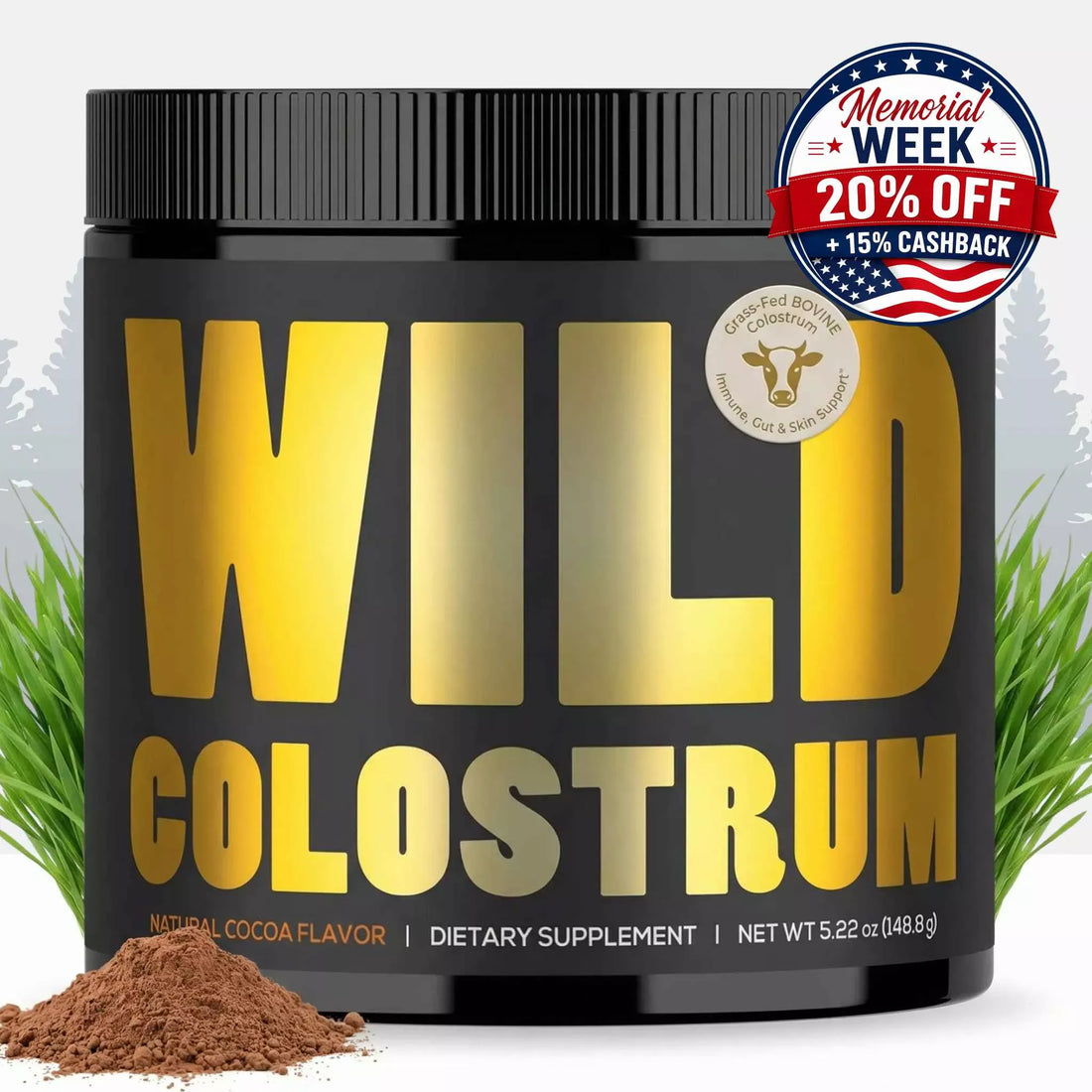 Wild Foods Protein Colostrum – Gut Health &amp; Immunity Boost