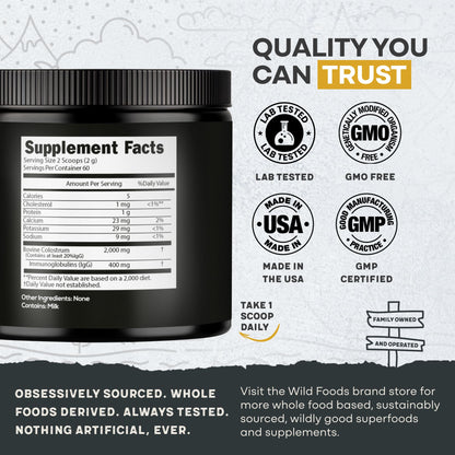 Colostrum – Gut Health &amp; Immunity Boost