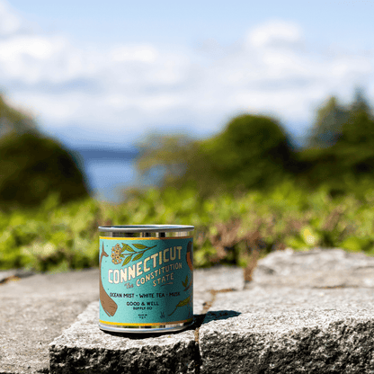 Good &amp; Well Supply Co Candles Half Pint / 8oz / Cotton Wick Connecticut State Candle