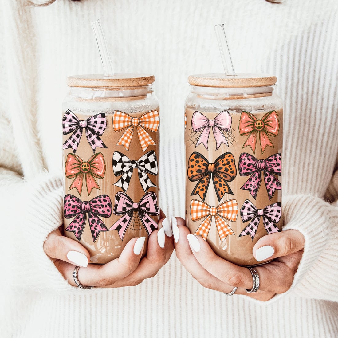 Gia Roma Travel Mug, Coffee Cup, Drinkware Fall Bows 20oz