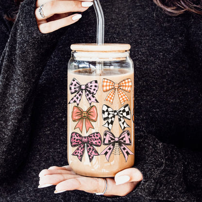 Gia Roma Travel Mug, Coffee Cup, Drinkware Fall Bows 20oz