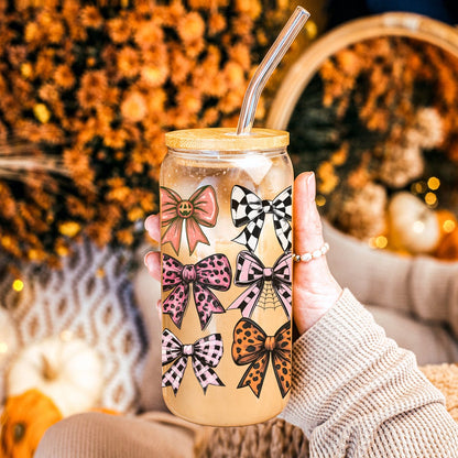 Gia Roma Travel Mug, Coffee Cup, Drinkware Fall Bows 20oz