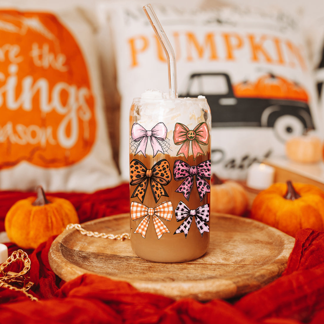 Fall Bows 20oz - My American Goods