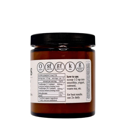 Organic Cordyceps Fruiting Body Mushroom Extract