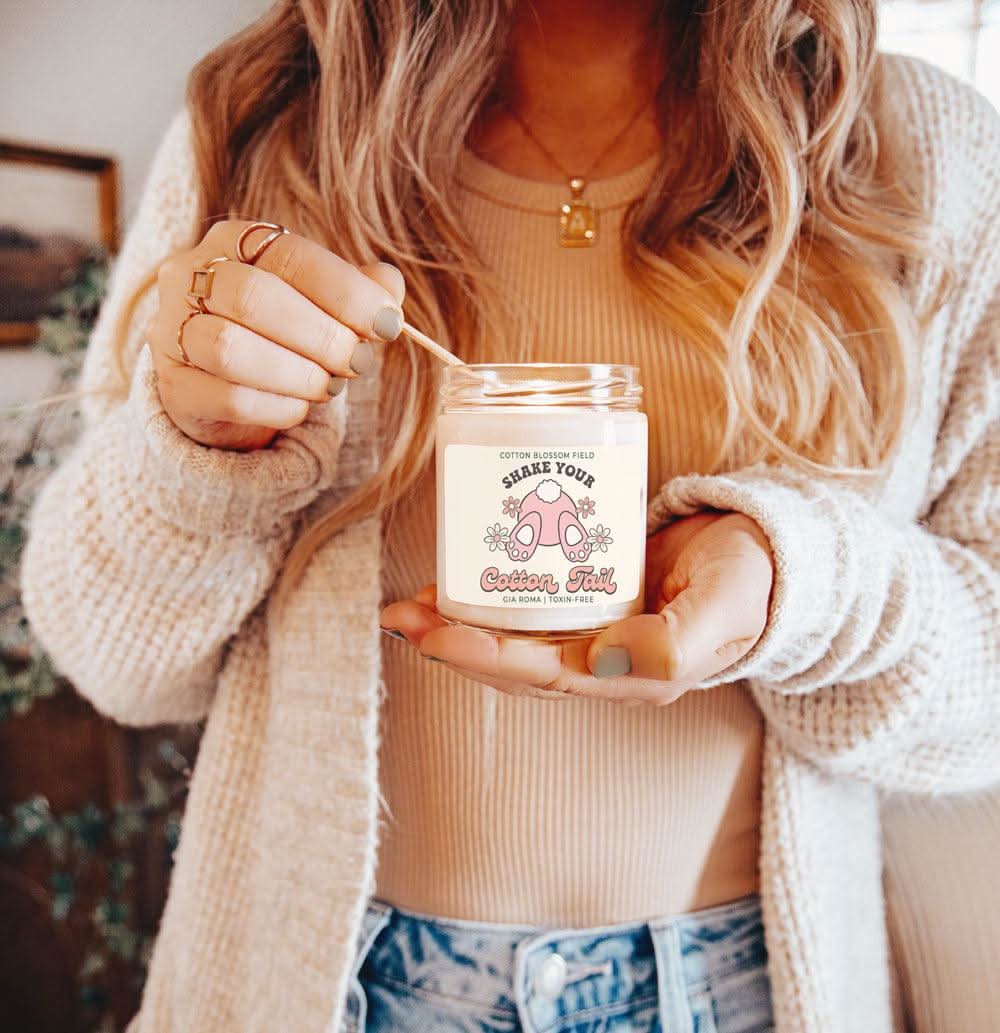 Gia Roma Candle Cotton Blossom Retro Candle