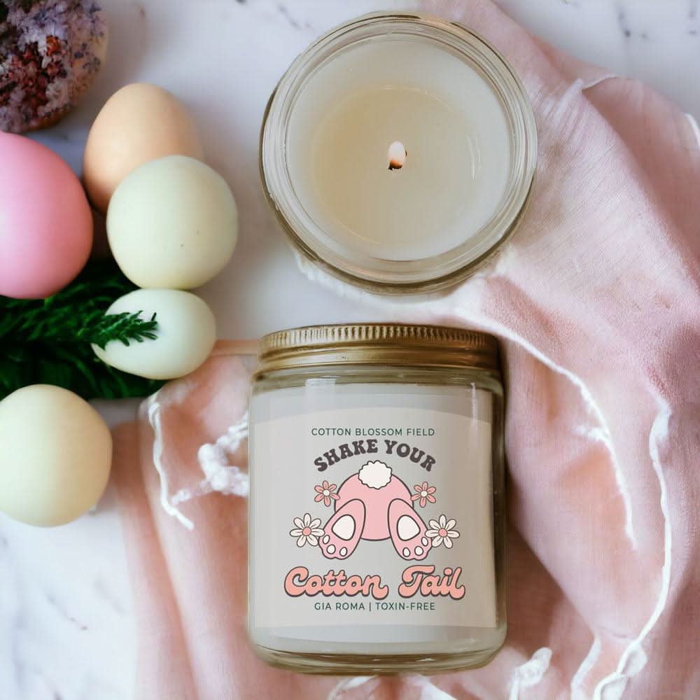 Gia Roma Candle Cotton Blossom Retro Candle