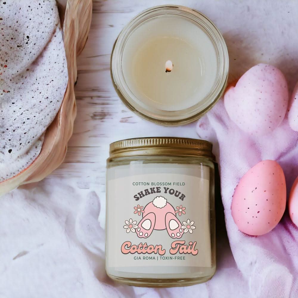 Gia Roma Candle Cotton Blossom Retro Candle