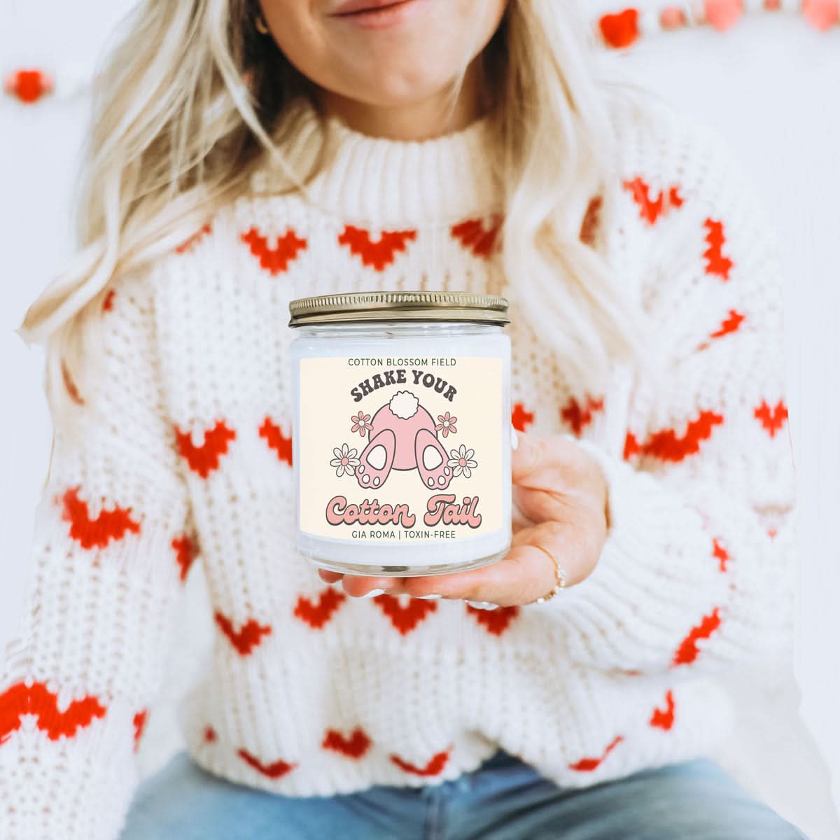 Gia Roma Candle Cotton Blossom Retro Candle