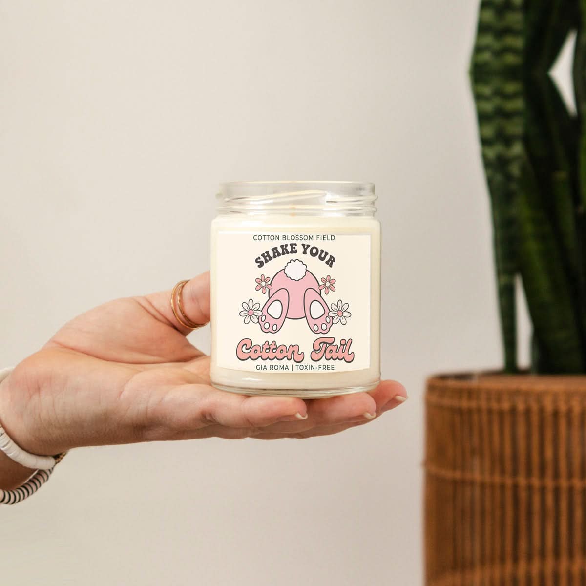 Gia Roma Candle Cotton Blossom Retro Candle