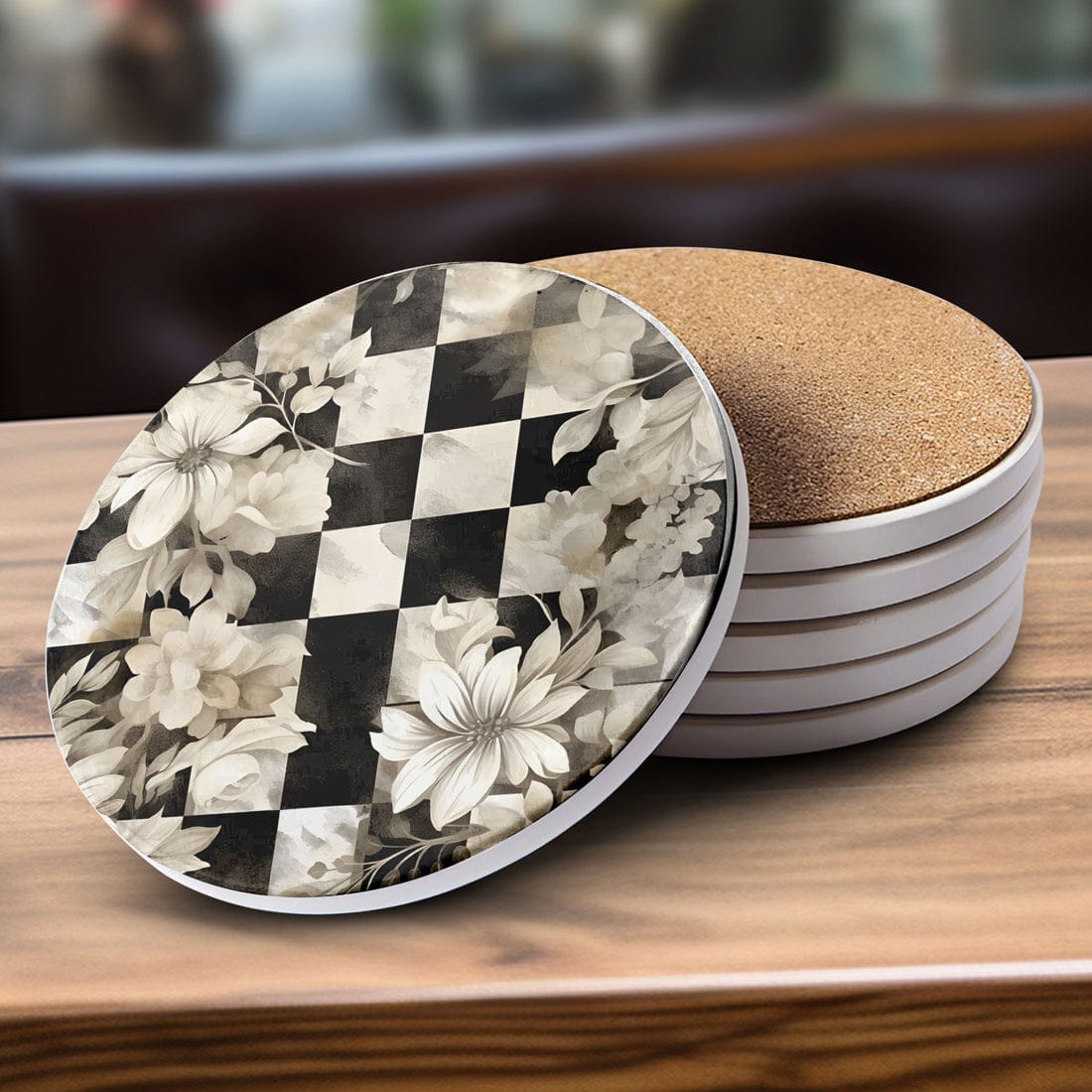 Gia Roma Coaster Courtly Check Coasters