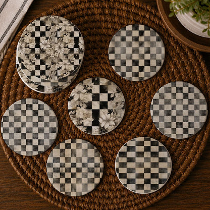 Gia Roma Coaster Courtly Check Coasters
