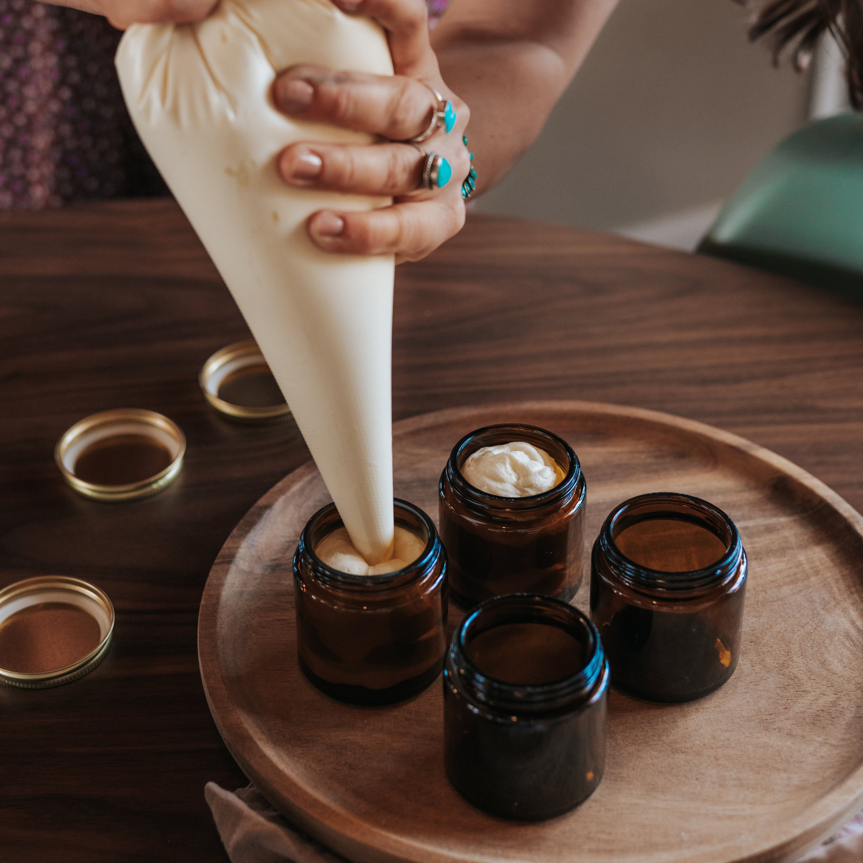 nourishing coffee-infused tallow cream