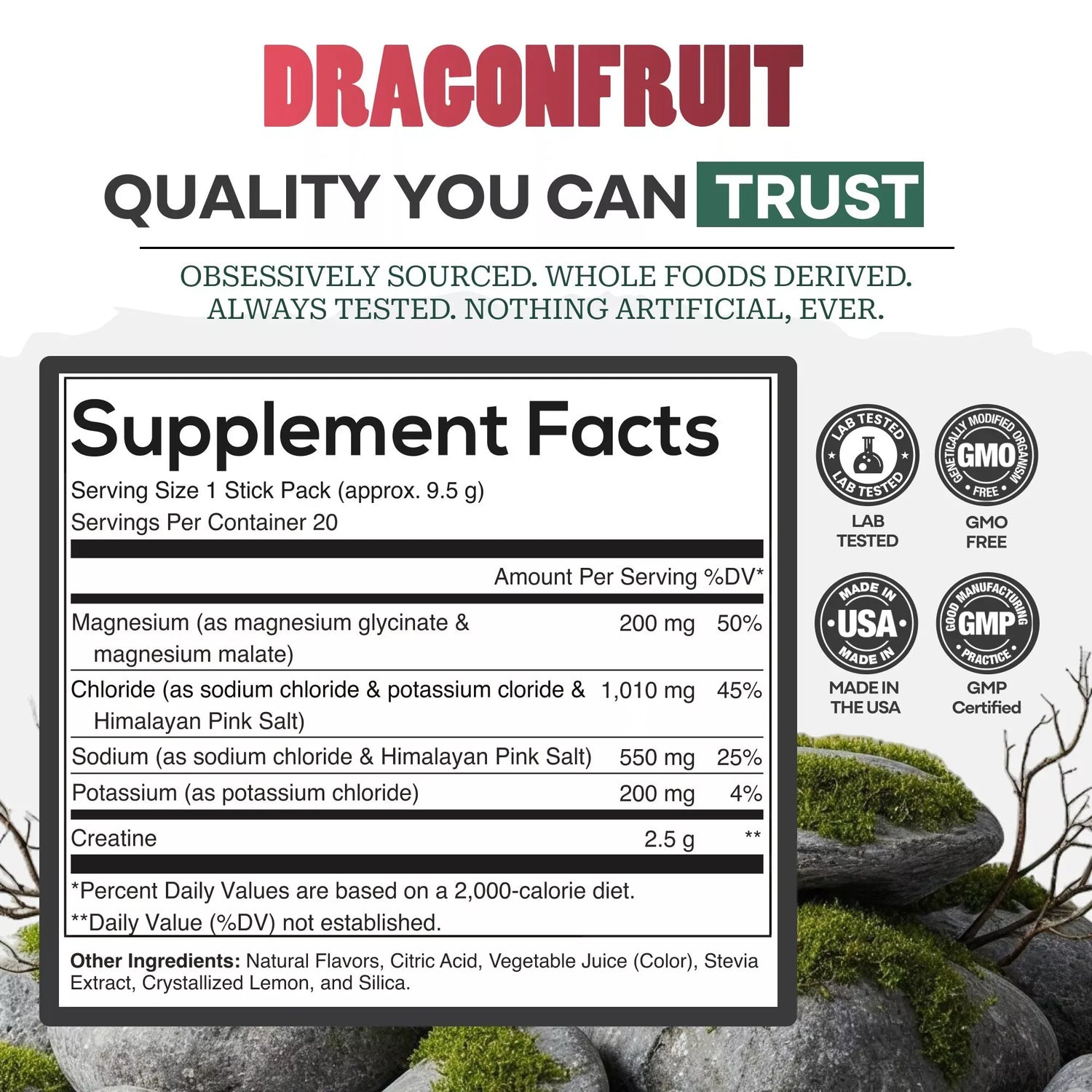 NEW! Creatine + Electrolytes, Delicious Dragonfruit For Performance &amp; Hydration