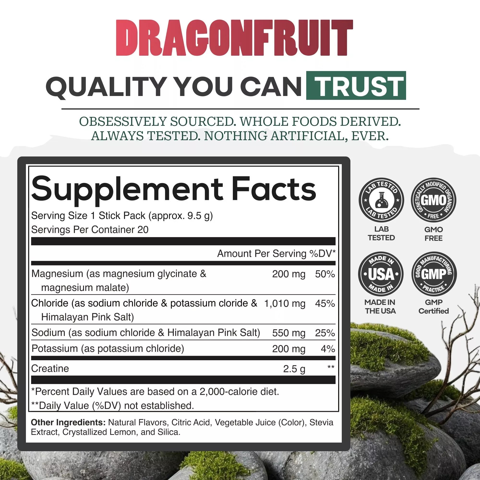 NEW! Creatine + Electrolytes, Delicious Dragonfruit For Performance &amp; Hydration