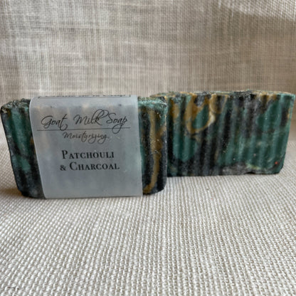 Goat Milk Soap - Charcoal Patchouli