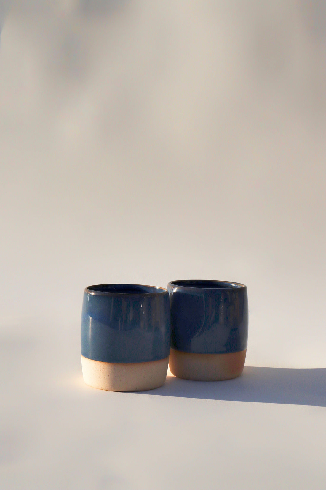 Glazed Garage Ceramics Cup Cliffs Cup | Deep Sea (Set of 2)