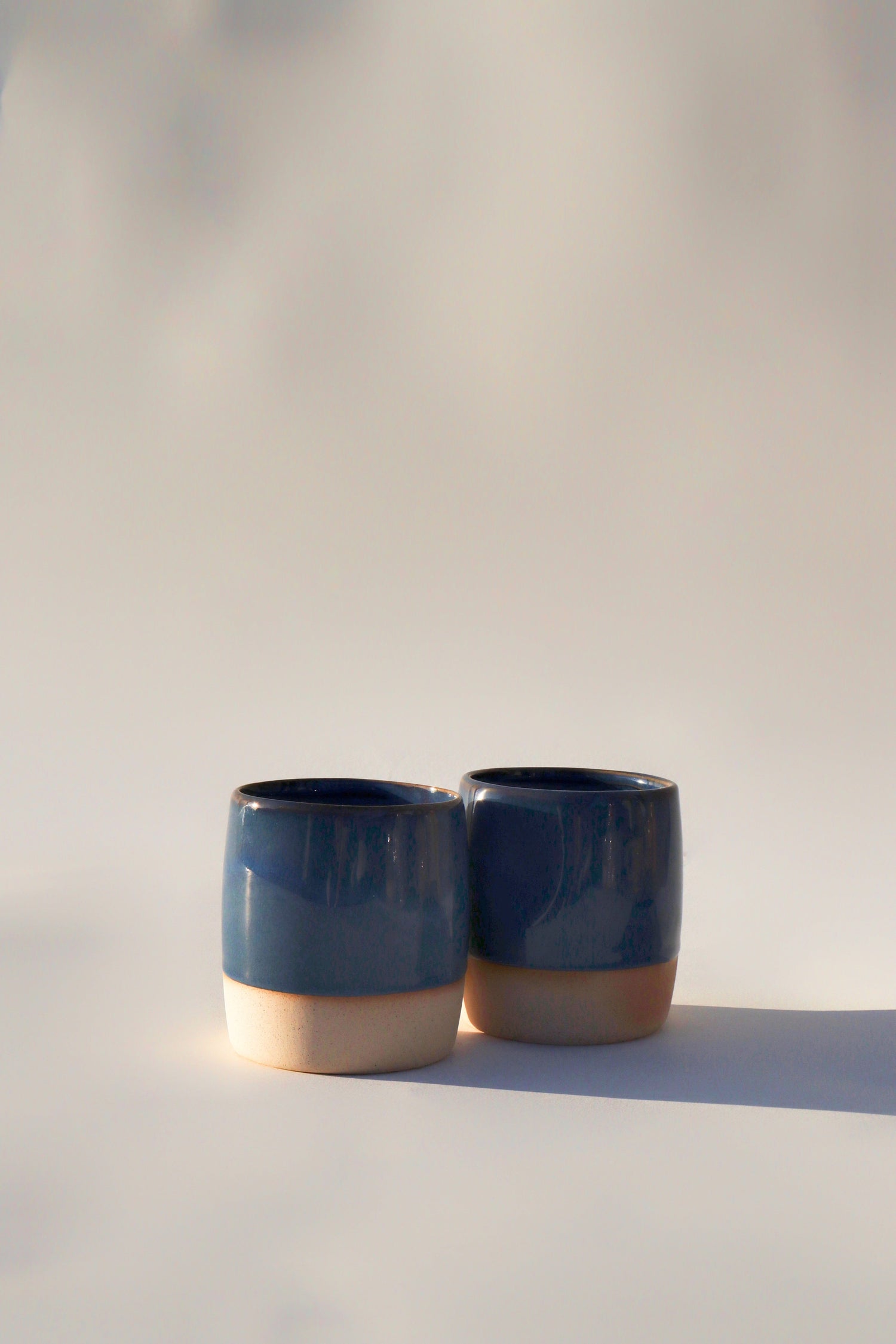Glazed Garage Ceramics Cup Cliffs Cup | Deep Sea (Set of 2)