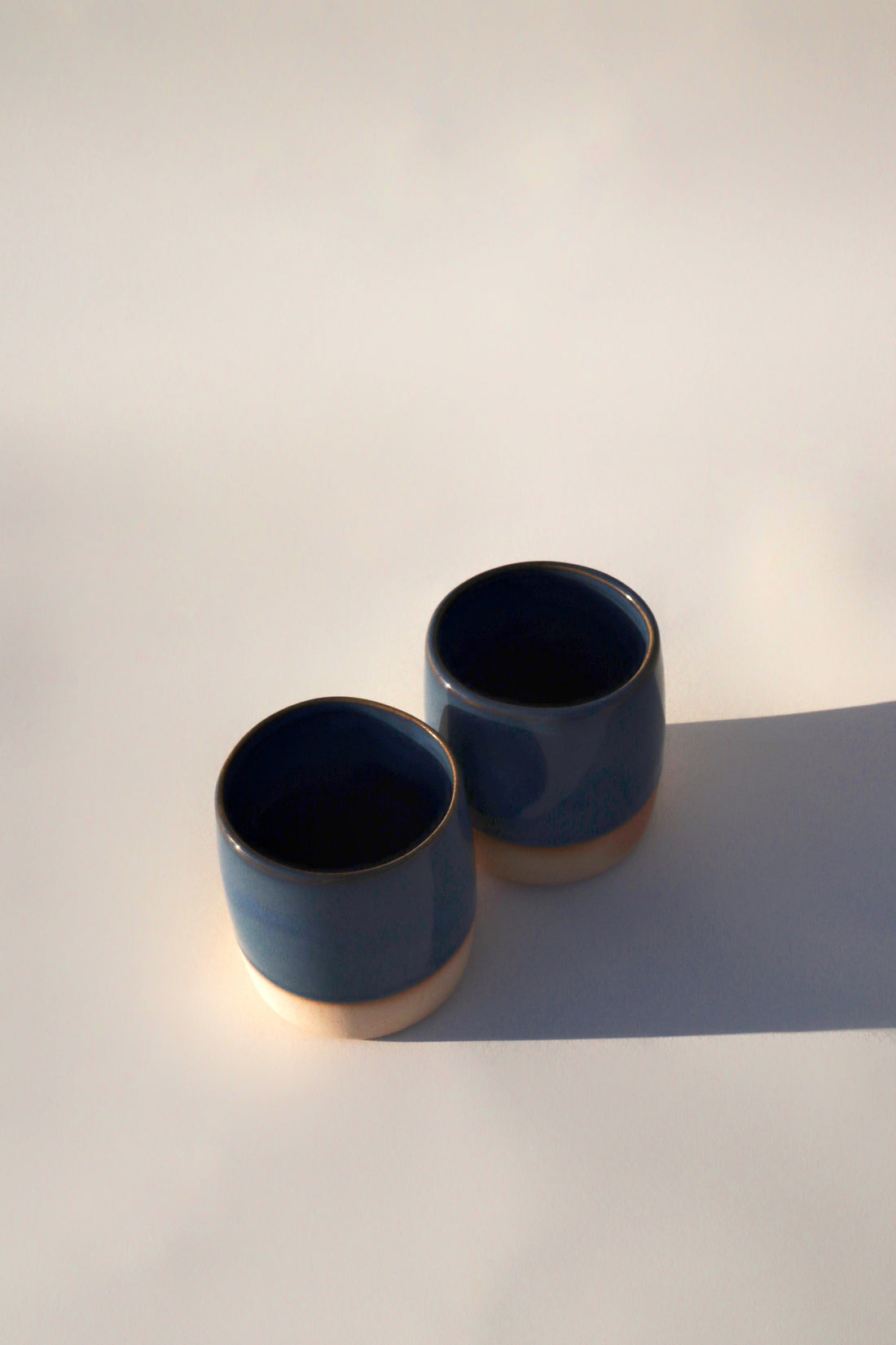 Glazed Garage Ceramics Cup Cliffs Cup | Deep Sea (Set of 2)