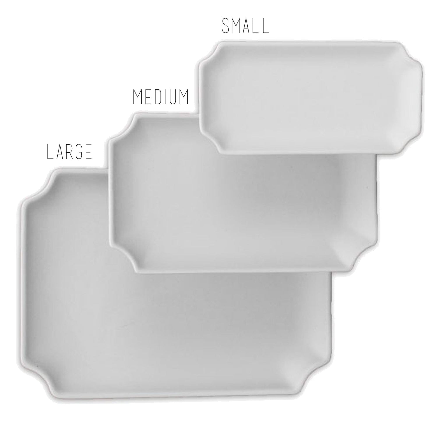 Ruby Clay Company Tray Gingham Trays