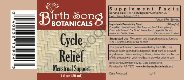 Menstrual Cycle Herbal Tincture with Cramp Bark, Natural Menstruation, and PMS Support For Women and Teens* - My American Goods