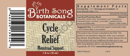 Menstrual Cycle Herbal Tincture with Cramp Bark, Natural Menstruation, and PMS Support For Women and Teens* - My American Goods