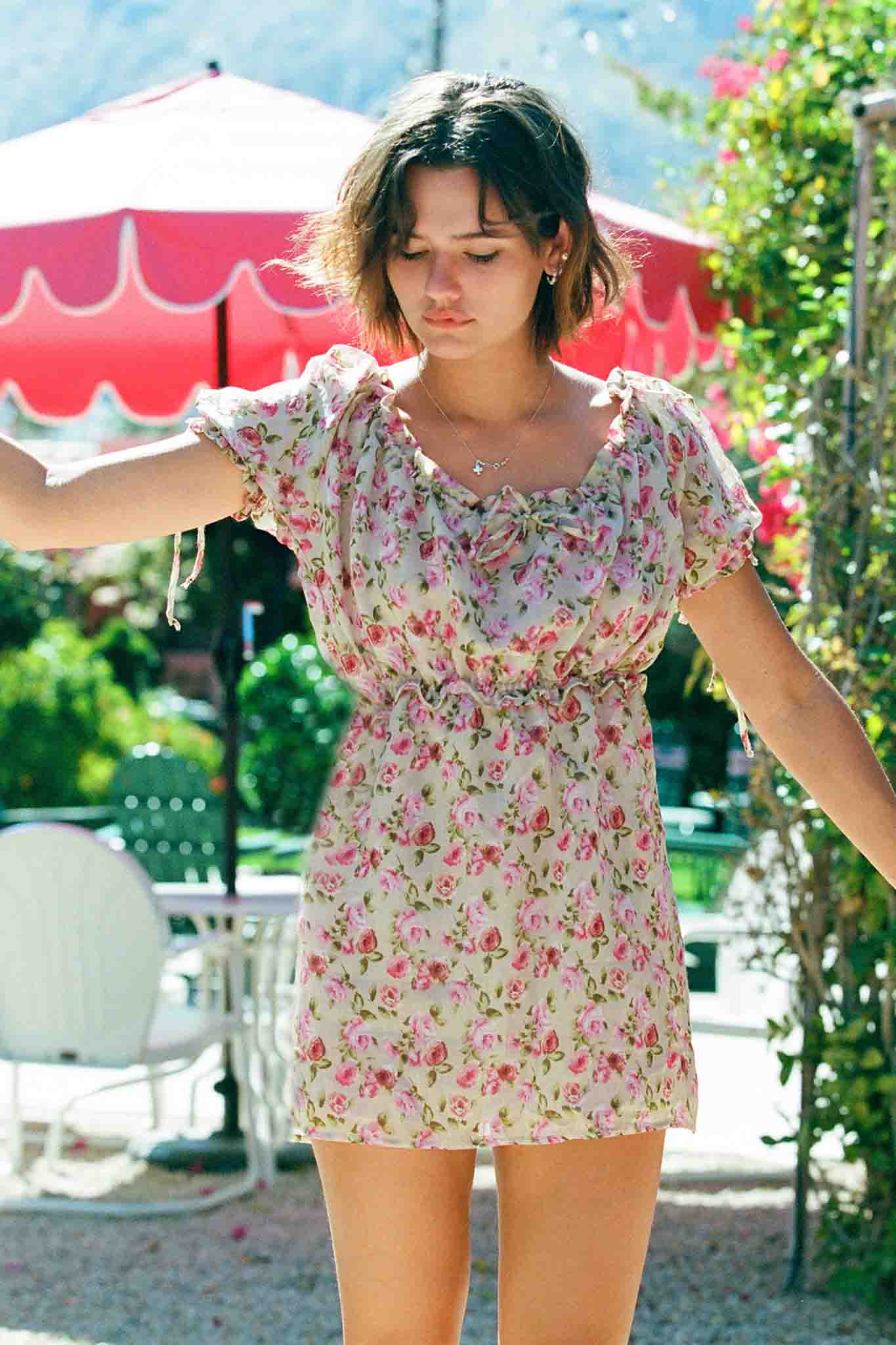 Daffodil Dress - Pink Floral