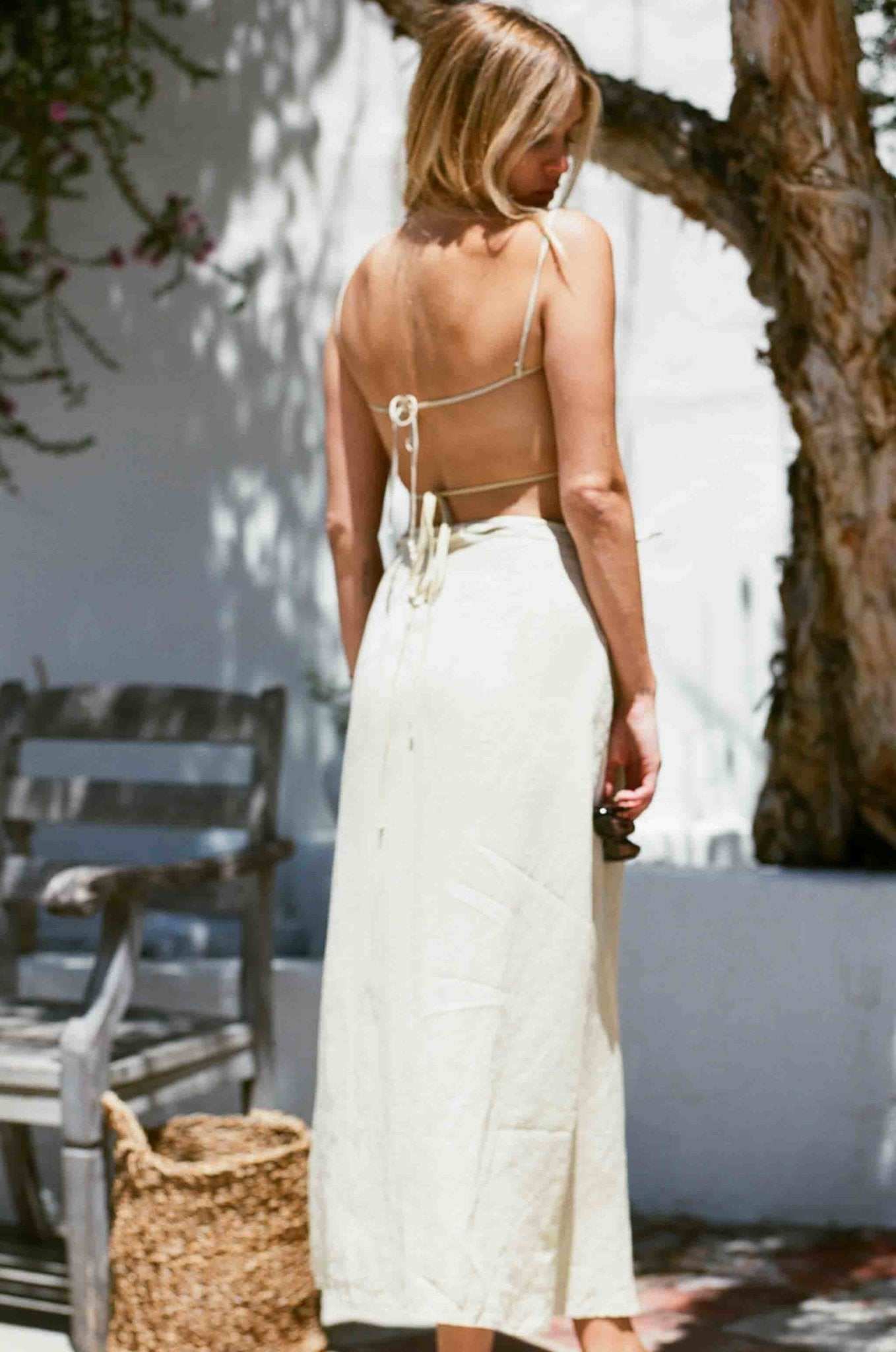 Daisy Two-Piece Linen Set - Sage Green