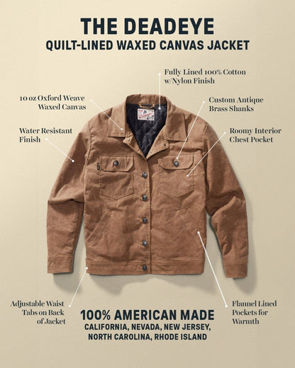 Deadeye Waxed Canvas Trucker Jacket