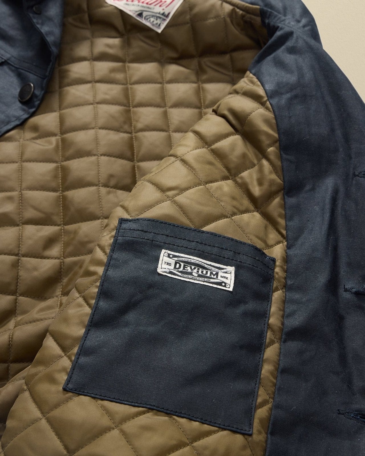 Devium Jacket Deadeye Waxed Canvas Trucker Jacket