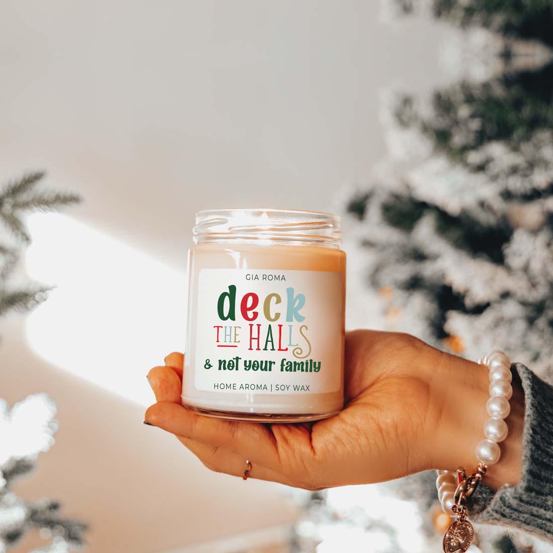 Gia Roma Candle Deck The Halls Candle