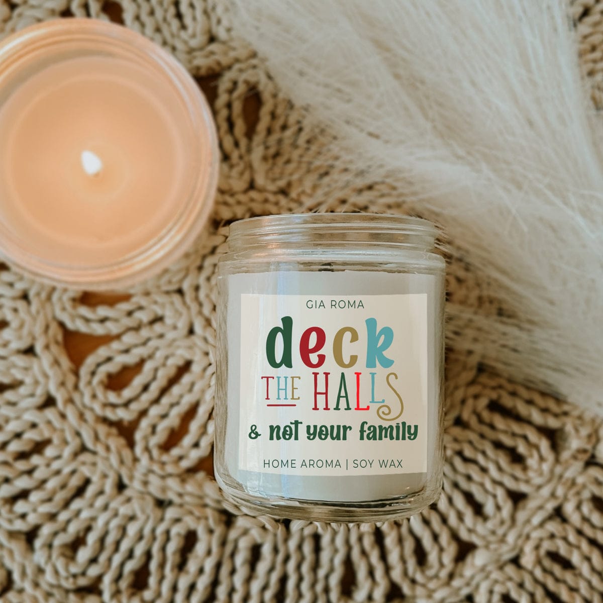 Gia Roma Candle Deck The Halls Candle
