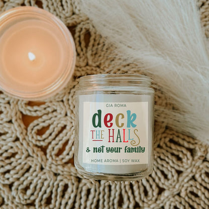 Deck The Halls Candle