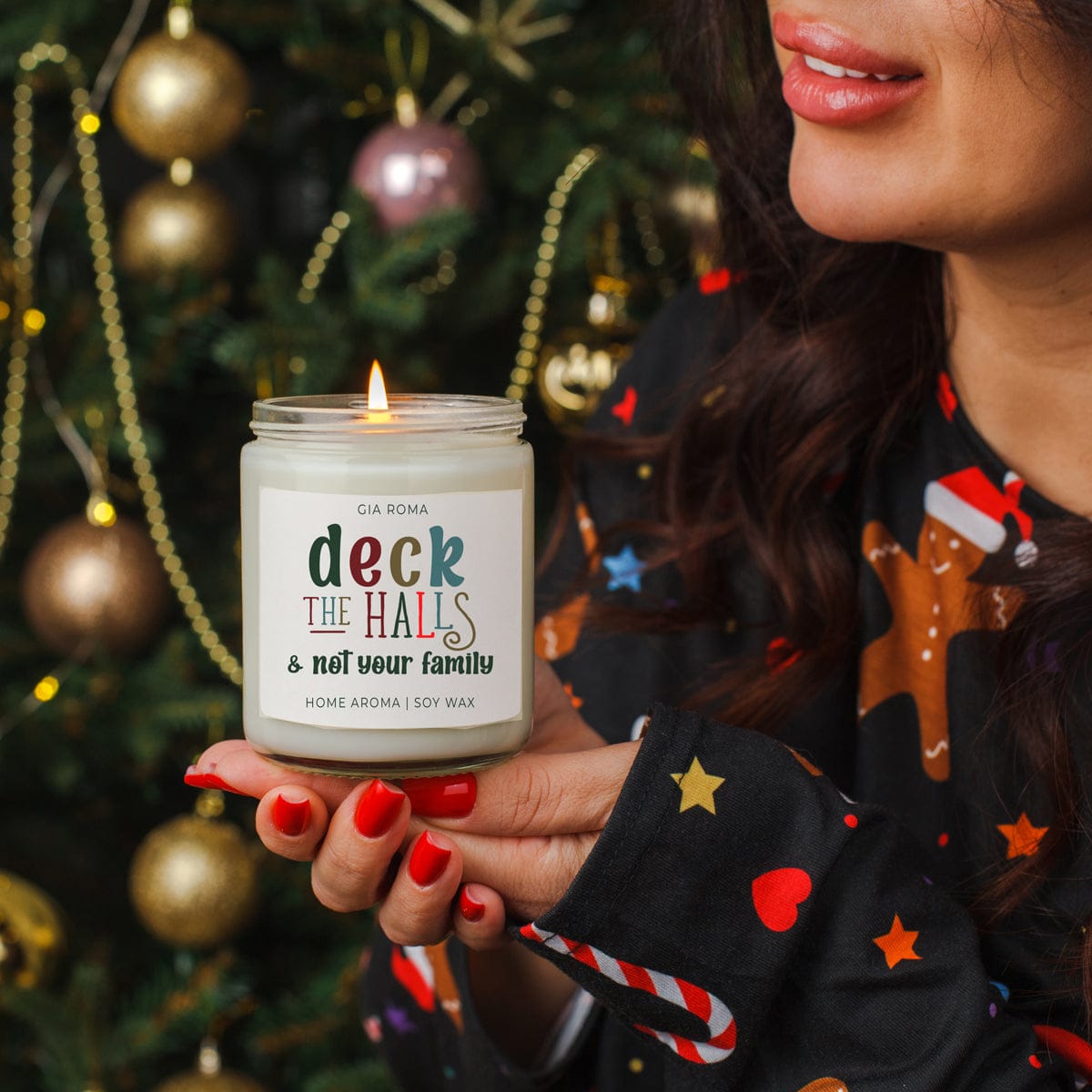 Gia Roma Candle Deck The Halls Candle