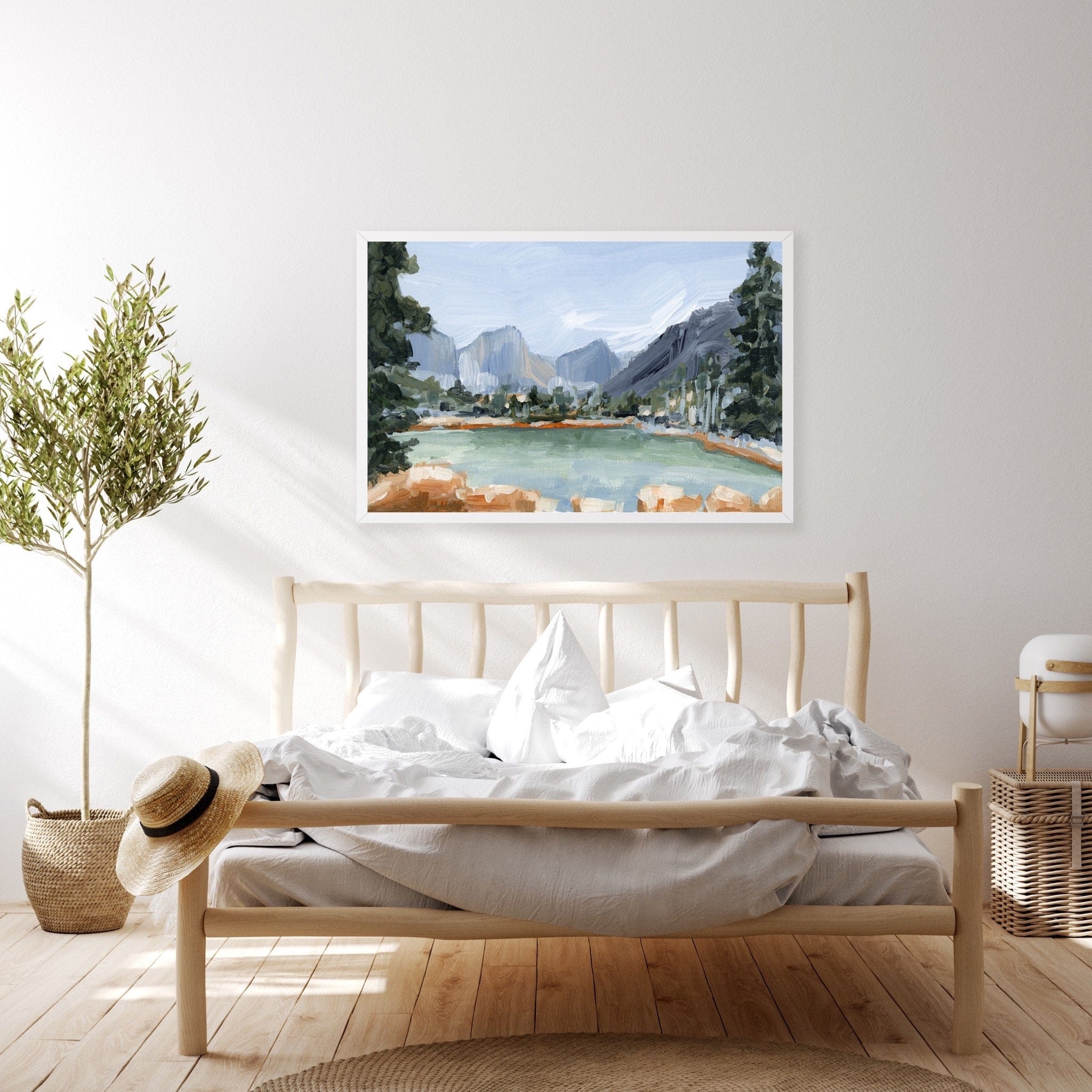 Katie Garrison Art Print "Delta Lake" Art Print