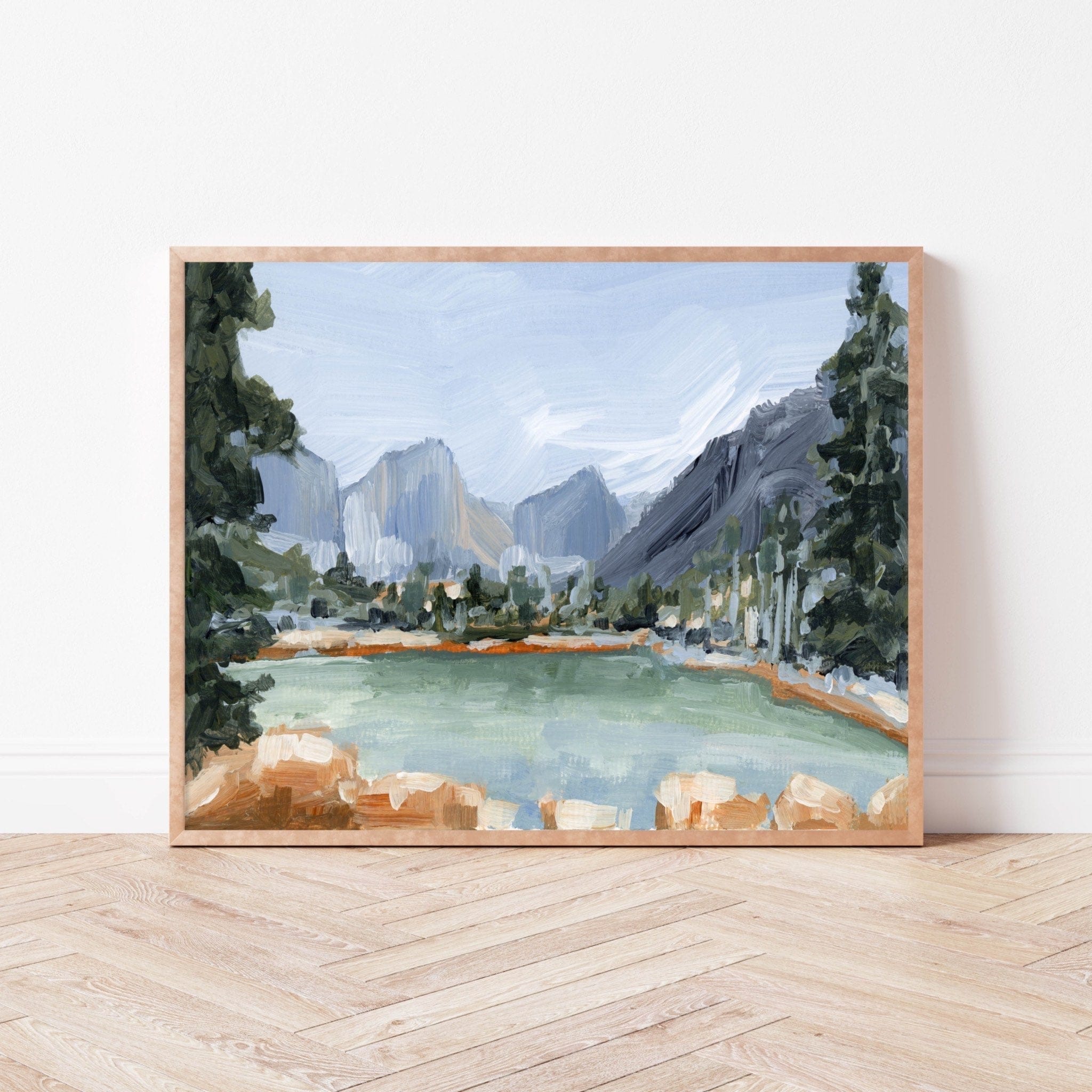 Katie Garrison Art Print "Delta Lake" Art Print
