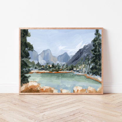 "Delta Lake" Art Print